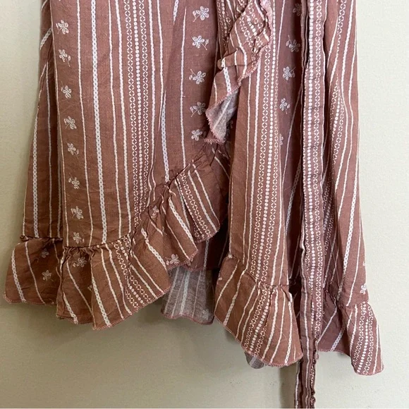 157. Alter'd State faux wrap boho mini dress size M - Picture 7 of 8